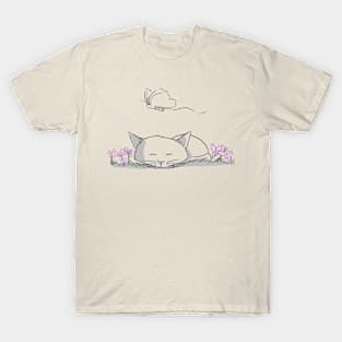 The Sleeping Cat T-Shirt